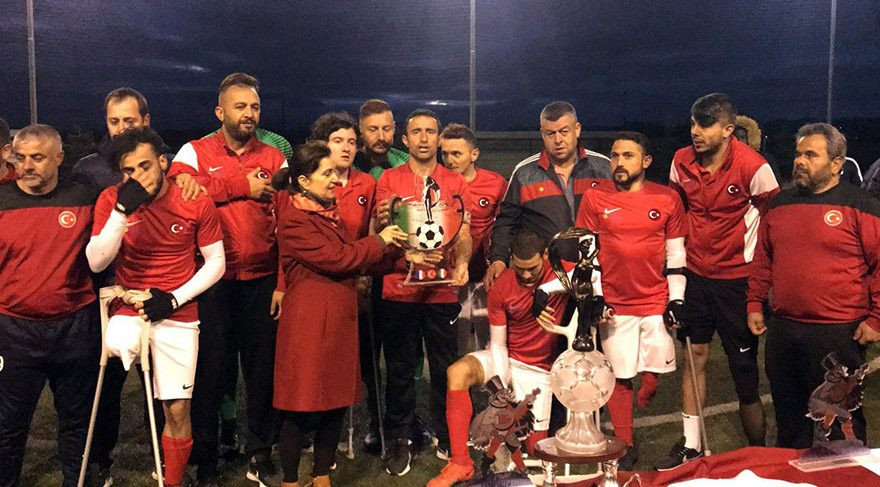 Türkiye Ampute Milli Futbol Takımı'ndan bir zafer daha