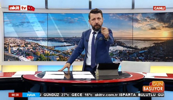 Akit TV'nin sunucusu kendini böyle savundu