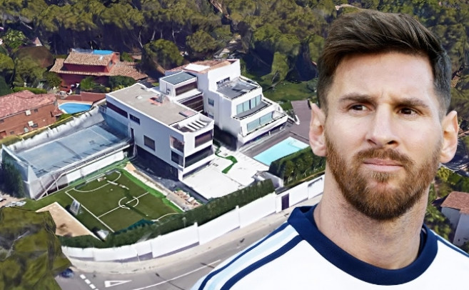 Messi'nin evinin üstünden uçak geçmesi yasak !