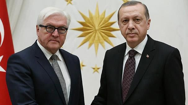 Cumhurbaşkanı Erdoğan Alman mevkidaşıyla görüştü