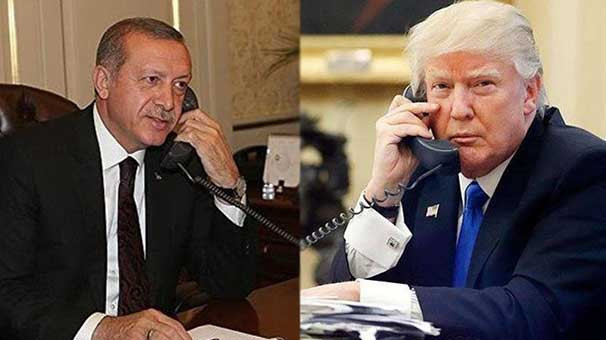 Cumhurbaşkanı Erdoğan ABD Başkanı Trump'la görüştü