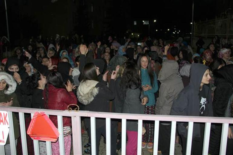 KYK Kız Öğrenci Yurdu'nda eylem