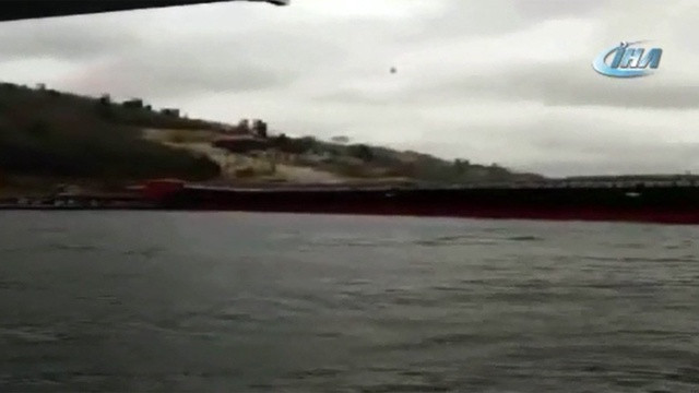 Geminin yalıya çarptığı anlara ait yeni görüntüler