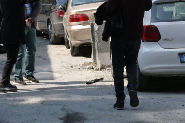 Taksim'de otele silahlı saldırı ! O anlar kamerada - Resim : 1