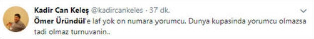 Sosyal medyada Ömer Üründül dayanışması