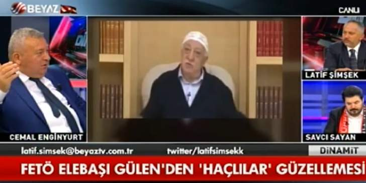 Canlı yayında Gülen'e böyle seslendi: ''Lan sümüklü, lan puşt!''