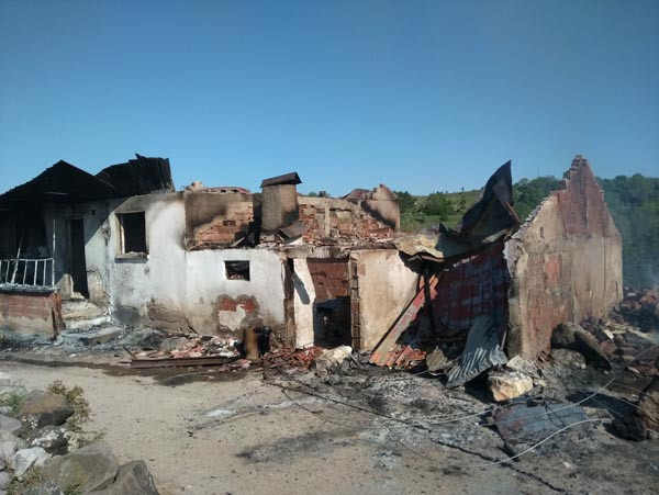Kastamonu'da 7 ev yandı