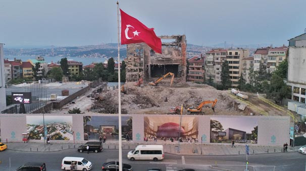 İşte AKM'nin son hali... Böyle görüntülendi