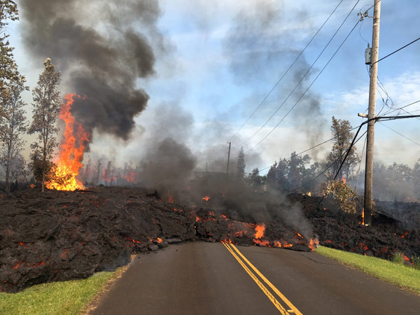 Hawaii cehenneme döndü