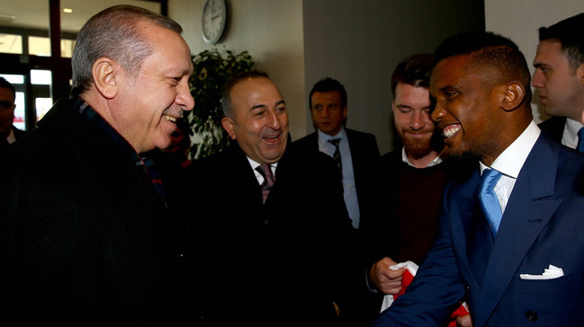 Samuel Eto'o: Erdoğan'a hayranım