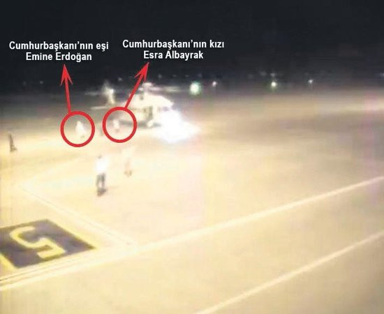 Erdoğan ailesinin 15 Temmuz'daki o görüntüleri ortaya çıktı