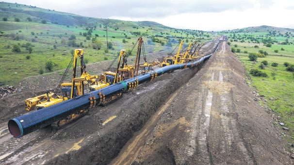 Türkiye ve Avrupa'nın en büyüğü... İlk gaz akışı başladı