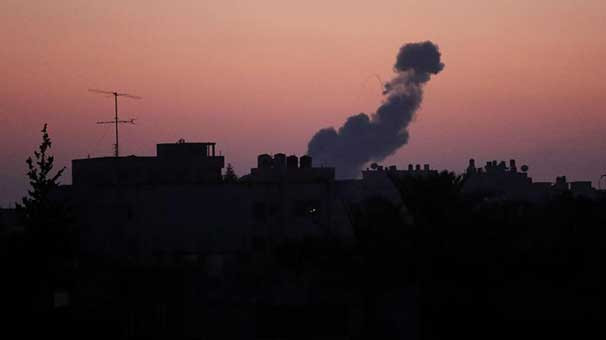 İsrail'den Gazze'ye hava saldırısı !