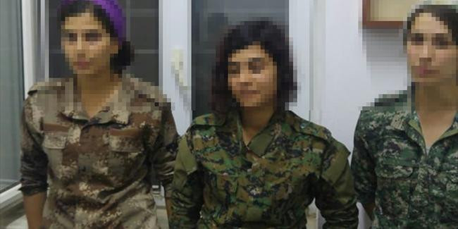3 kadın PKK'lı teslim oldu
