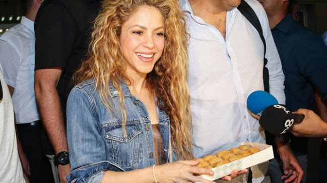 Shakira'dan baklavalı teşekkür