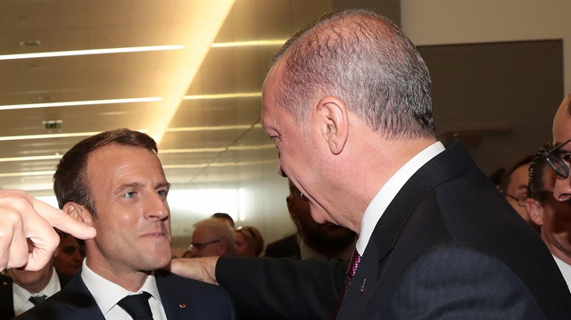 Erdoğan-Macron görüşmesi başladı