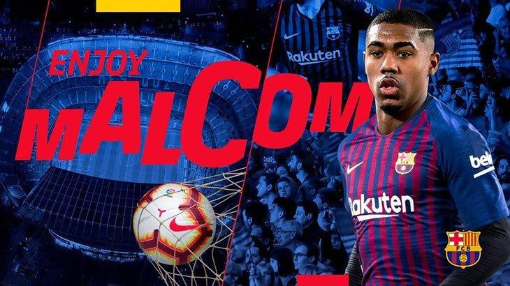 Malcom resmen Barcelona'da !