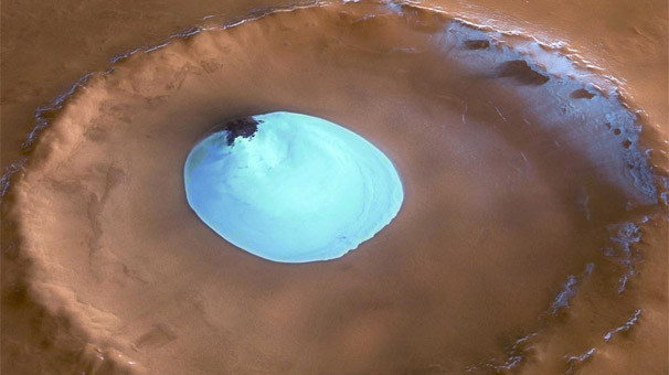 Defalarca konuşulmuştu... Mars'ta göl bulundu !
