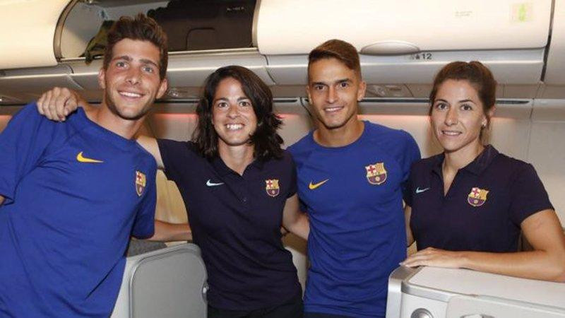 Barcelona'yı karıştıran fotoğraf ! Erkekler ve kadınlar...