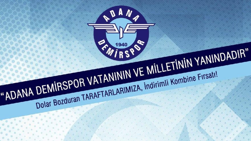 Adana Demirspor'dan dolar bozduran kampanya !