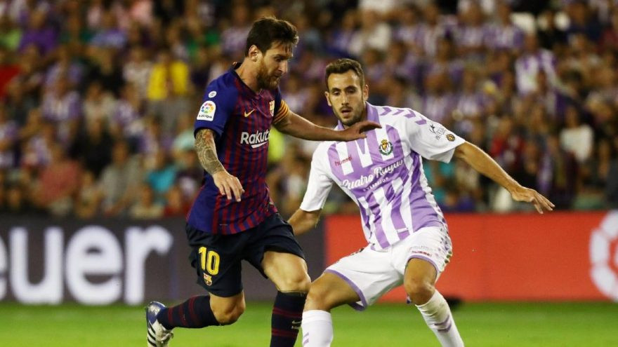 Barcelona'dan Valladolid'e tek atış !