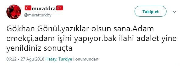 Gökhan Gönül'e tepki yağmuru !