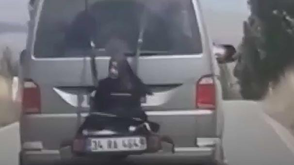 Çankırı'da dehşete düşüren görüntü !