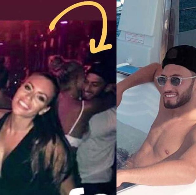 Hakan Çalhanoğlu sarışın güzelle yakalandı