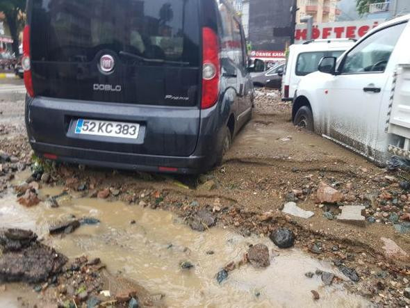 Ordu'da sel felaketi