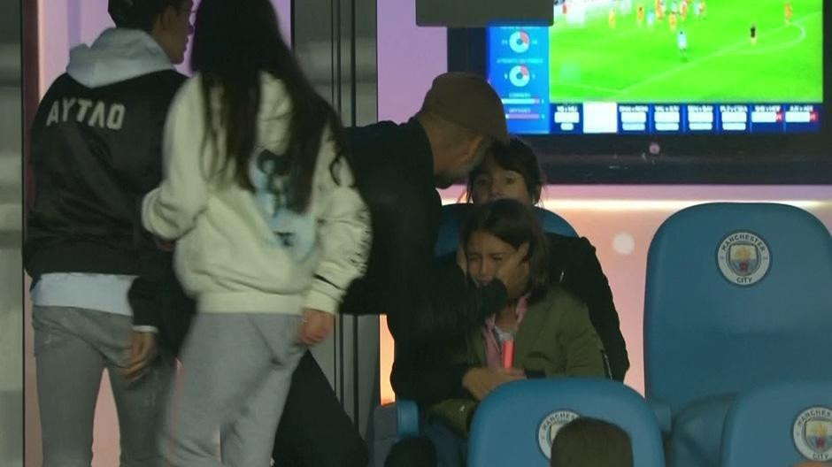 Guardiola’nın kızı gözyaşlarına boğuldu