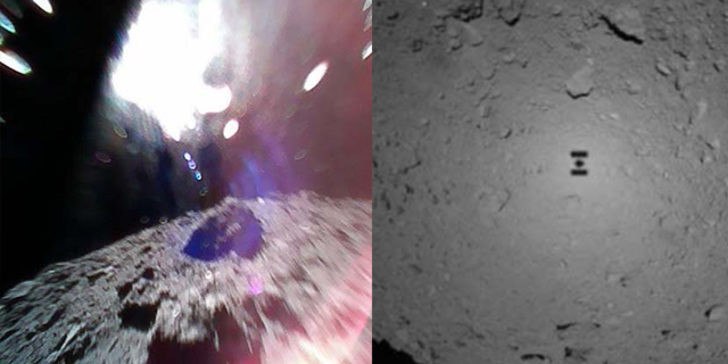 Japonlar paylaştı ! Ryugu asteroidinden ilk görüntüler