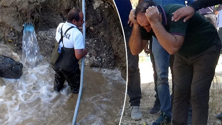 Korkunç ölüm ! Su borusuna düşen işçinin cesedi bulundu