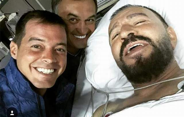 Hastaneye kaldırılan Mustafa Topaloğlu'ndan ilk fotoğraf