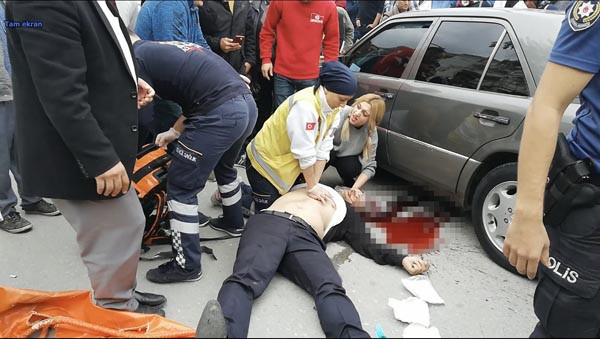 ATM'den para çekerken vuruldu !