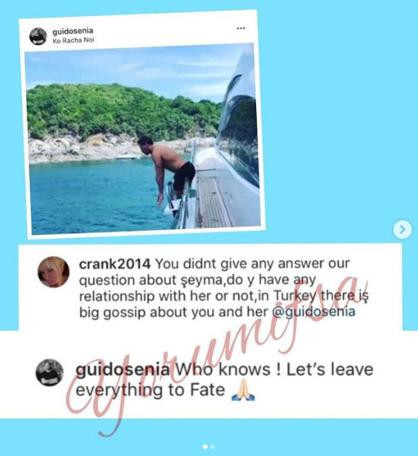 Şeyma Subaşı ile birlikte görülen Fransız DJ Guido Senia sessizliğini bozdu