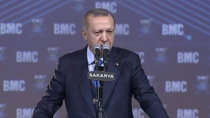 Cumhurbaşkanı Erdoğan'dan Tank Palet Fabrikası açıklaması