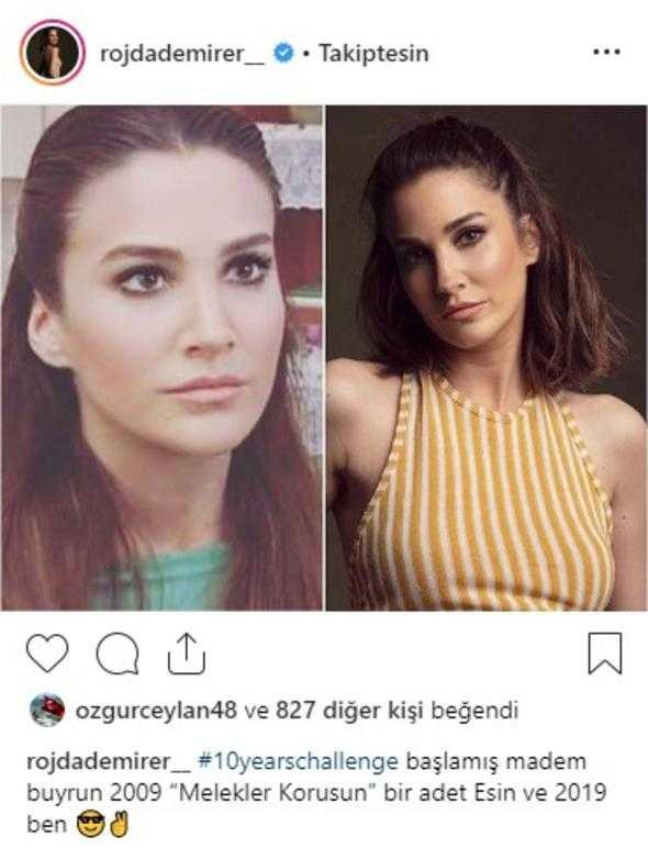 Türk ünlüler 10yearschallenge'te