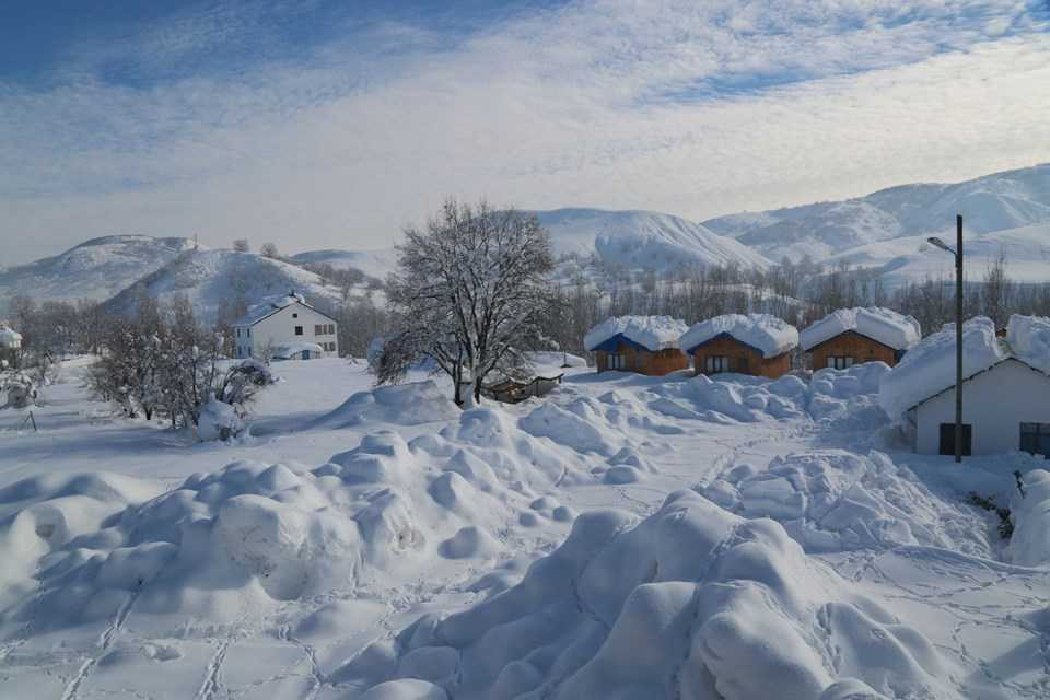 Tunceli�de bir ilçe kar nedeniyle görünmez oldu Haber3