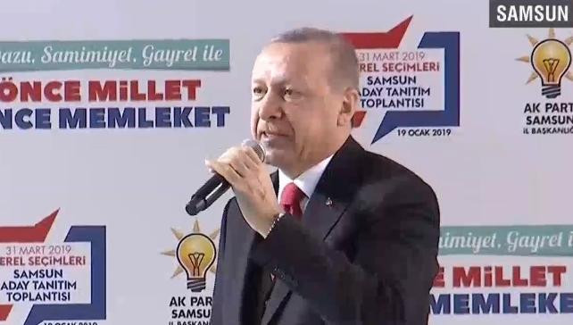Erdoğan AK Parti'nin Samsun adaylarını açıkladı