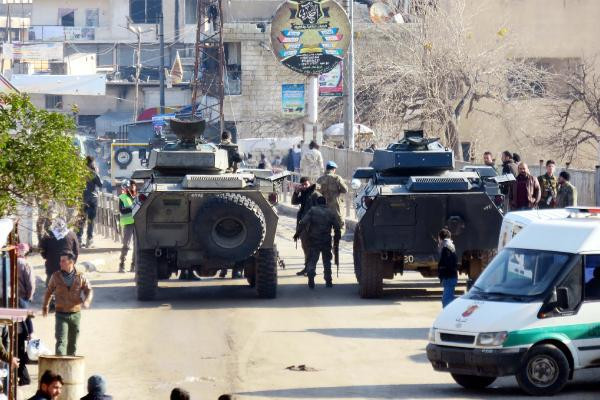 Afrin'deki bombalı saldırıdan ilk görüntüler