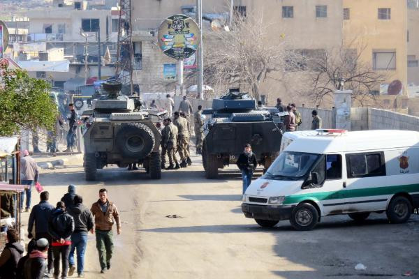 Afrin'deki bombalı saldırıdan ilk görüntüler