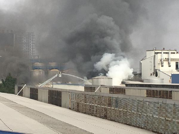 İstanbul'da büyük fabrika yangını