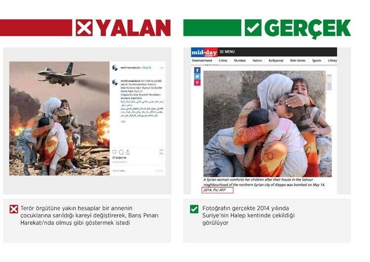 Terör örgütü yandaşlarından sosyal medyada kirli oyun