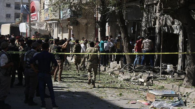 PKK Bab ilçesine bombalı saldırı düzenledi