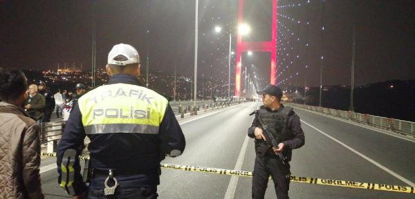15 Temmuz Şehitler Köprüsü'nde korku dolu anlar ! Köprü kapatıldı
