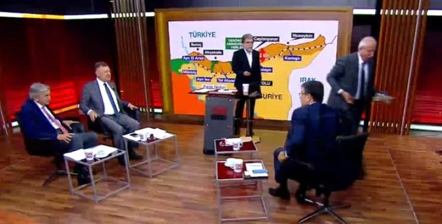 Canlı yayında ırkçılık kavgası ! Stüdyoyu terk etti