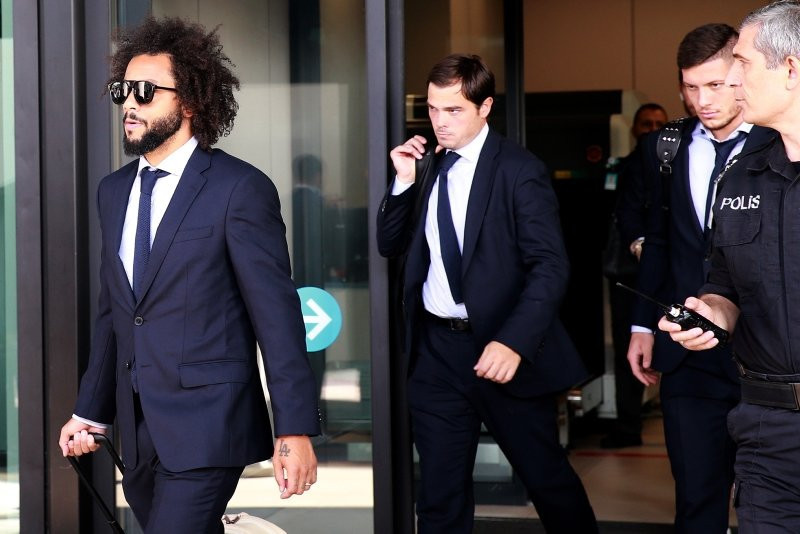 Real Madrid Galatasaray maçı için İstanbul'da