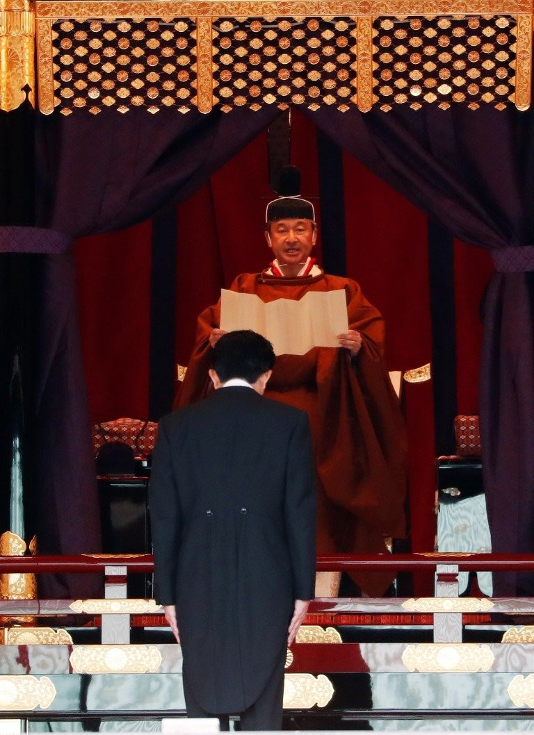 Japonya'nın 126. İmparatoru Naruhito tahta çıktı