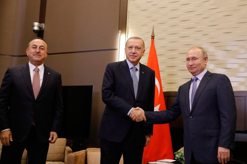 Erdoğan ve Putin arasında dikkat çeken kare