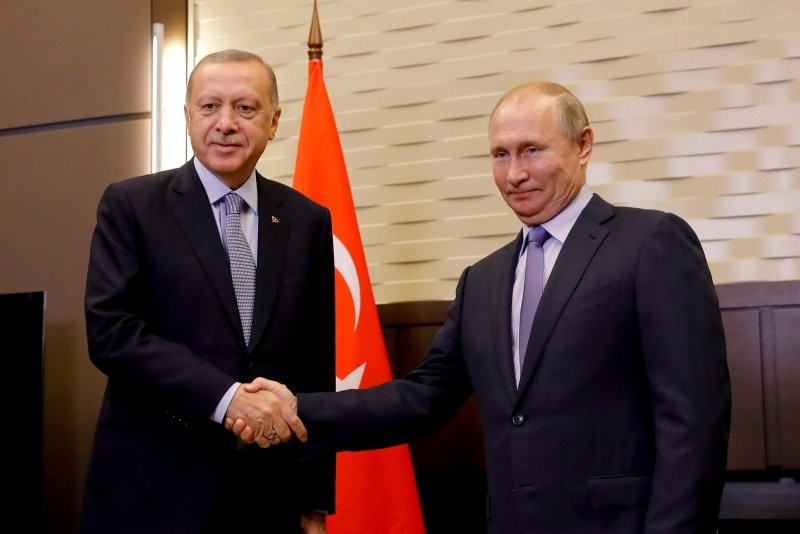 Erdoğan ve Putin arasında dikkat çeken kare